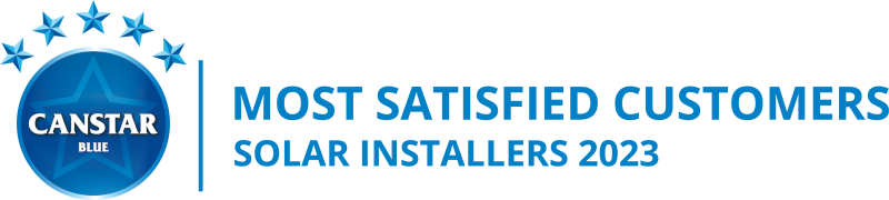 Canstar Blue 2023 Award for Most Satisfied Customers in the Solar Installer category goes to Solahart